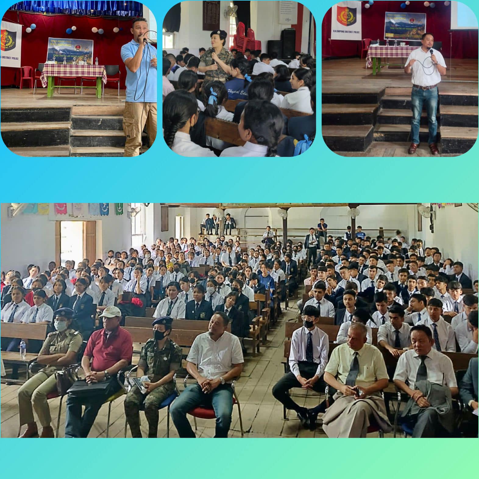 Today Kalimpong District Police in association with Himalayan Anti Aids & Anti Narcotic Drugs Society conducted an awareness and sensitisation session on substance abuse with the senior students of Dr. Graham's Homes. 